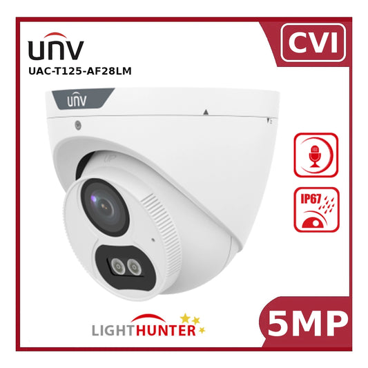 Uniview UV-UAC-T125-AF28LM 5MP LightHunter HD IR Fixed Turret Analog Camera