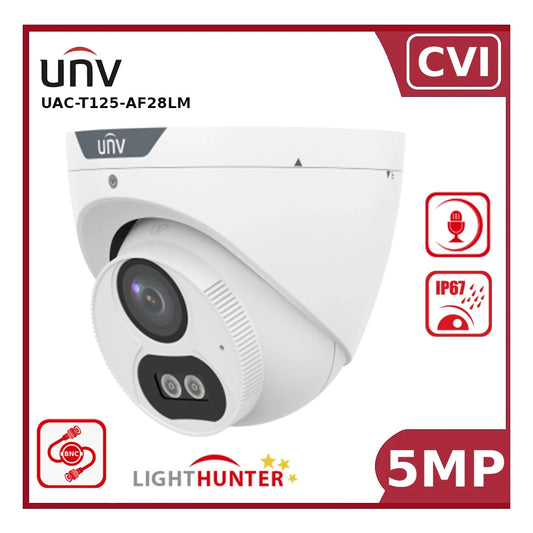 Uniview UV-UAC-T125-AF28LM 5MP LightHunter HD IR Fixed Turret Analog Camera