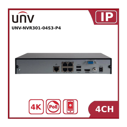 UNV-NVR301-04S3-P4