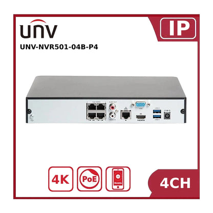 UNV-NVR501-04B-P4