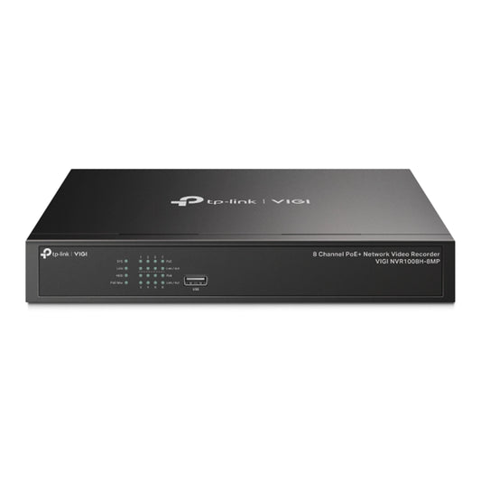 VIGI NVR1008H-8MP 8 Channel PoE+ Network Video Recorder w/ 1x HDD Bay