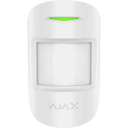 Ajax-130349 MotionProtect Plus U Pet Tolerant Dual Tech Wireless PIR - White