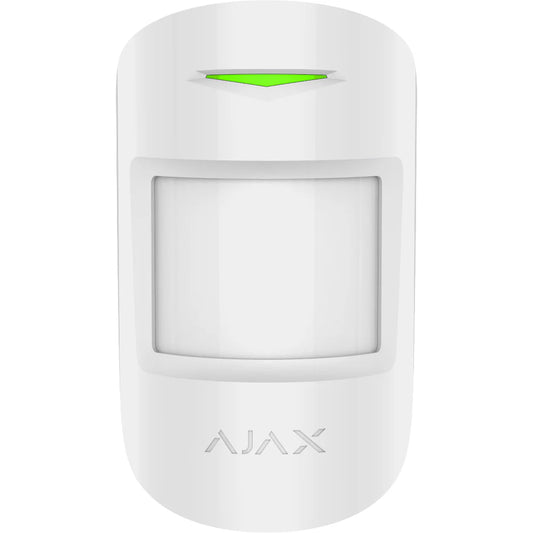 Ajax-130349 MotionProtect Plus U Pet Tolerant Dual Tech Wireless PIR - White