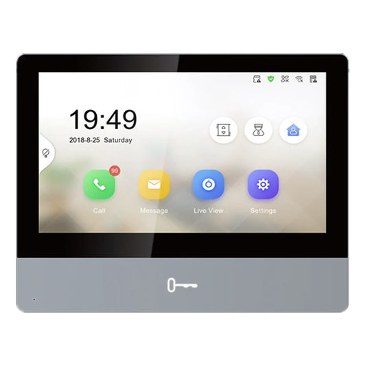 Hikvision DS-KH8350-WTE1 IP Intercom 7” Touchscreen Reddot Monitor