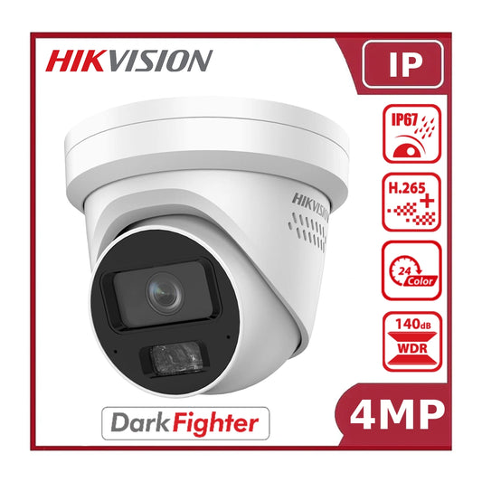 Hikvision iDS-2CD7347G0-XS 4MP DarkfighterS DeepinView Fixed Turret Network Camera - NR