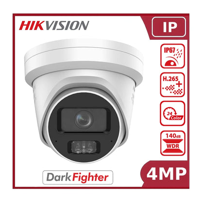 Hikvision iDS-2CD7347G0-XS 4MP DarkfighterS DeepinView Fixed Turret Network Camera - NR