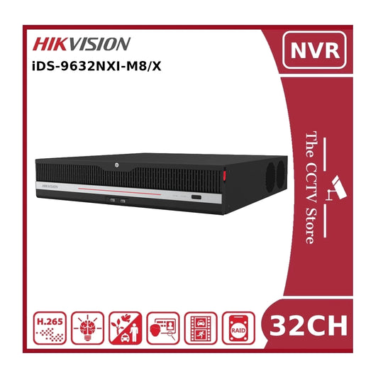 Hikvision iDS-9632NXI-M8/X 32-Channel 8K DeepinMind NVR - NR