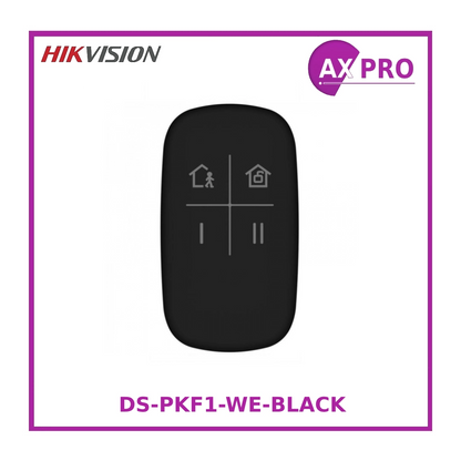 Hikvision DS-PKF1-WE BLACK AX Pro Wireless Keyfob Arming/Disarming Lock/Unlock