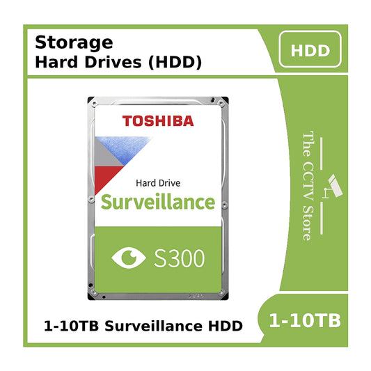 Toshiba Surveillance Hard Drive - In 1TB - 10TB Capacity