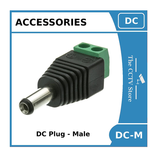 DC Male Jack Connectors - DC Power Connector Plug - Male