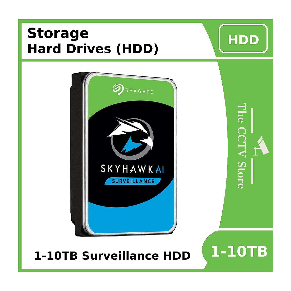 Seagate Surveillance Hard Drive - In 1TB - 10TB Capacity
