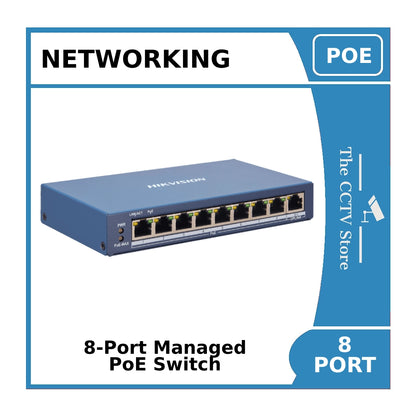 8-Port DS-3E1309P-EI Hikvision 100Mbps Smart Managed PoE Switch