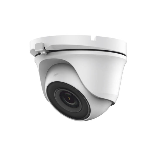 THC-T120-MS HiLook 2MP 1080P HD-TVI analogue turret camera with built-in mic and 20m IR in white
