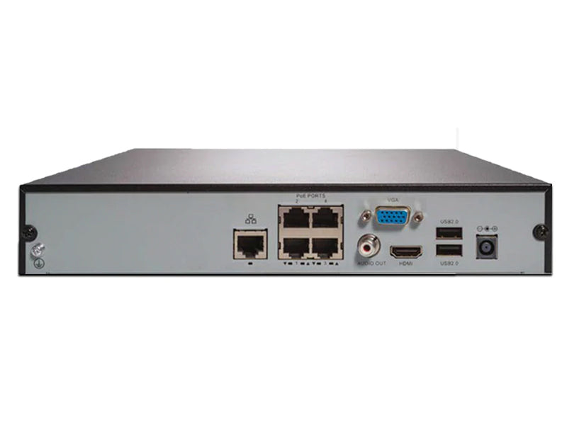 Uniview 4CH NVR301-04S3-P4 8MP UNV 4K 4 Channel PoE NVR With Video Content Analysis & 1HDD