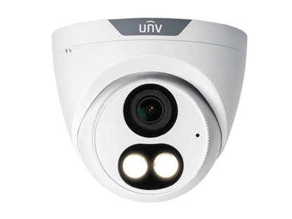 Uniview 8MP IPC3618SB-ADF28KMC-I0 Uniview 8MP 4K Tri-Guard Light and Audible Warning POE AI Fixed Eyeball IP Camera