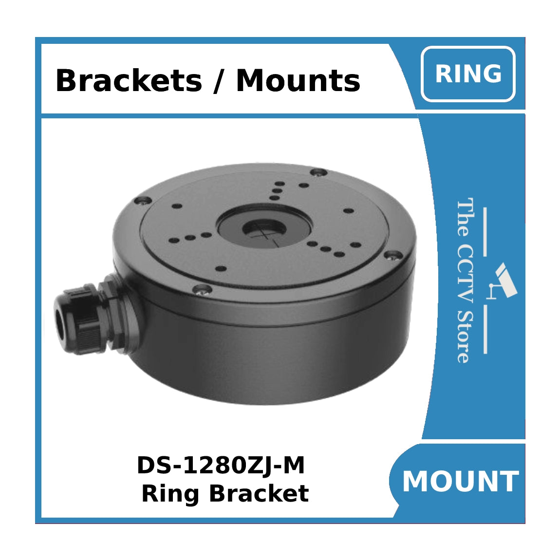 Hikvision DS-1280ZJ-M Deep Base Ring Junction Box