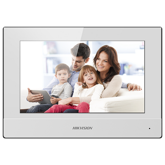 Hikvision DS-KH6320-WTE1-W IP Intercom 7” Touchscreen Monitor - White