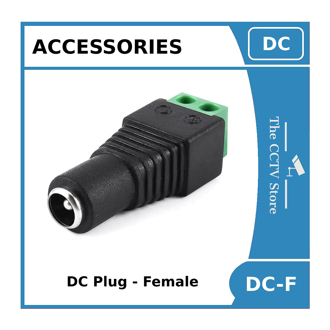 DC Female Jack Connectors - DC Power Connector Plug - Female – The CCTV ...