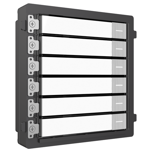 Hikvision DS-KD-KK/S Modular Intercom Name Tag Module - Stainless Steel